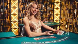Lucky Twins live dealer studio with two-card reveal setup
